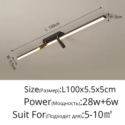 Modern minimalist led spotlight ceiling lamp for living room