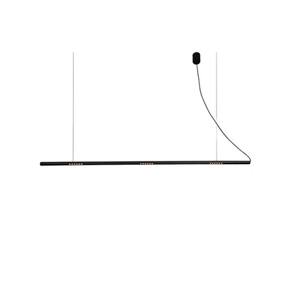 Modern minimalist white & black led square sensor chandelier living room