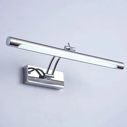 Modern chrome led stainless steel wall lamp bathroom mirror sconce