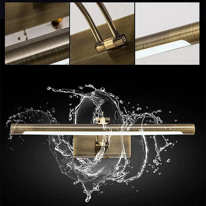 Modern chrome led stainless steel wall lamp bathroom mirror sconce