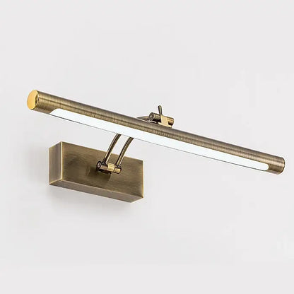 Gold stainless steel led wall lamp bathroom picture light