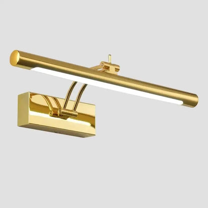Gold stainless steel led wall lamp bathroom picture light
