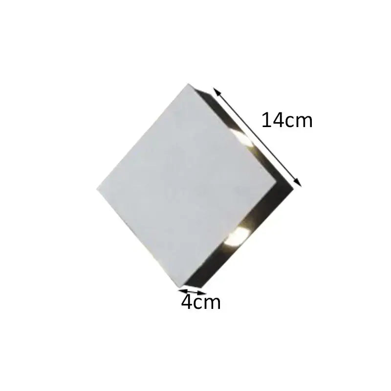 Modern black & silver led starlight wall lamp for corridor