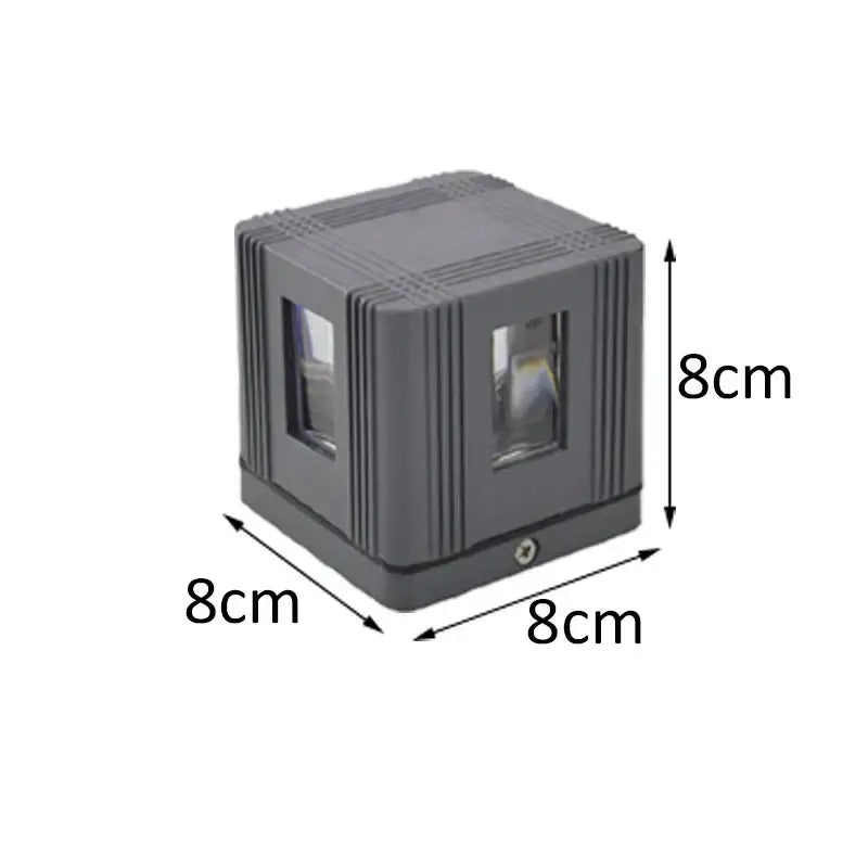 Modern black & silver led starlight wall lamp for corridor