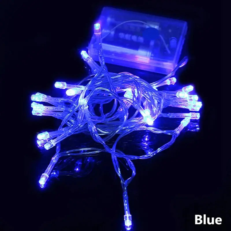 Warm white led string lights bedroom battery operated waterproof