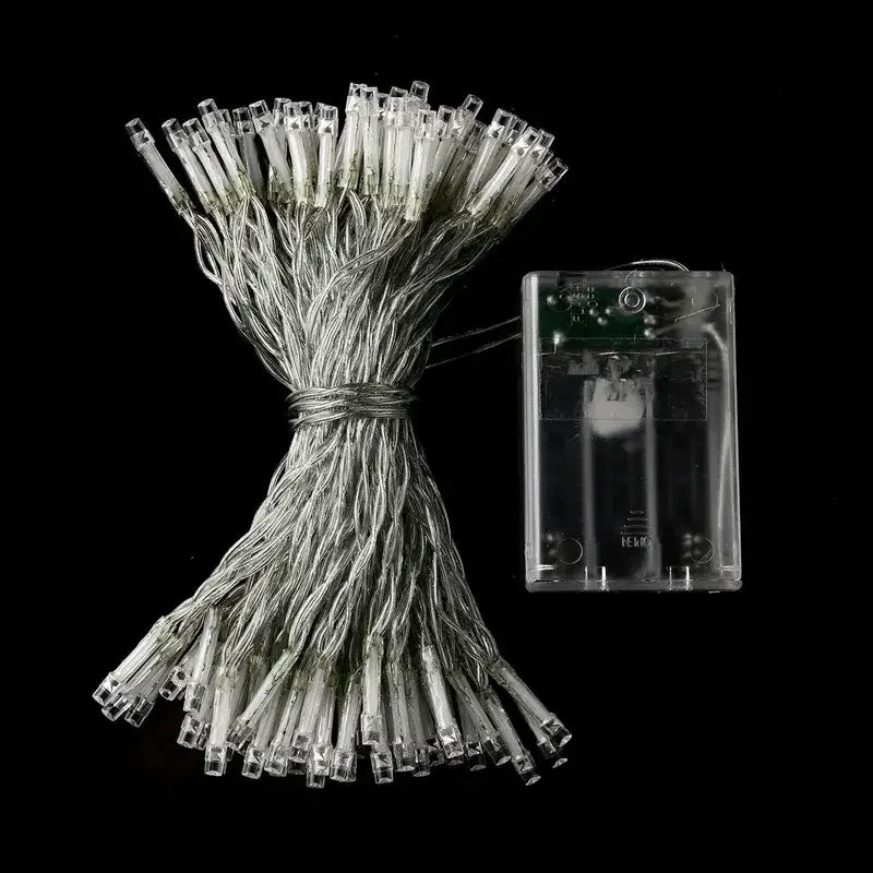 Warm white led string lights bedroom battery operated waterproof