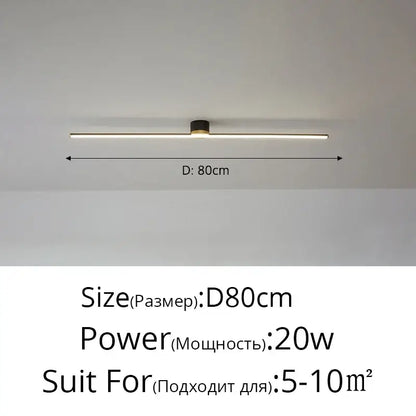Modern white & gold led strip ceiling light living room ambience