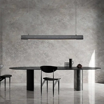 Modern off white strip chandelier pendant lights dining room
