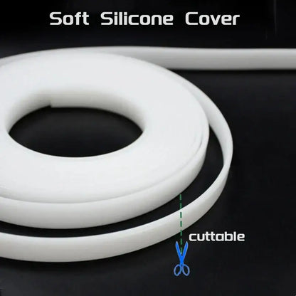 Black pc & silicone led strip channel diffuser for living room light