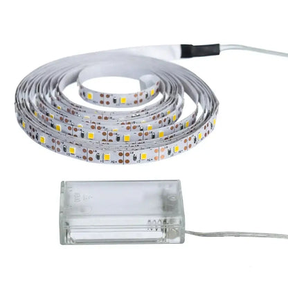 Flexible warm white led strip light bedroom battery powered pack