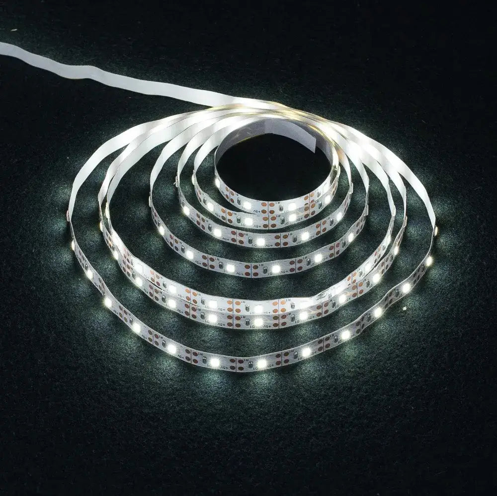 Flexible warm white led strip light bedroom battery powered pack