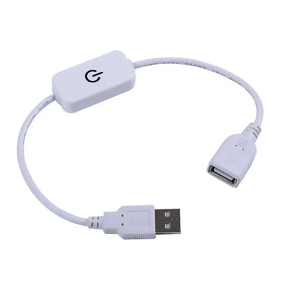 Black & white usb led strip lights dimmer switch – living room adapter