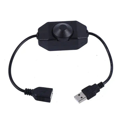 Black & white usb led strip lights dimmer switch – living room adapter