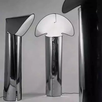 Modern rose gold & chrome led table lamp bedroom lighting