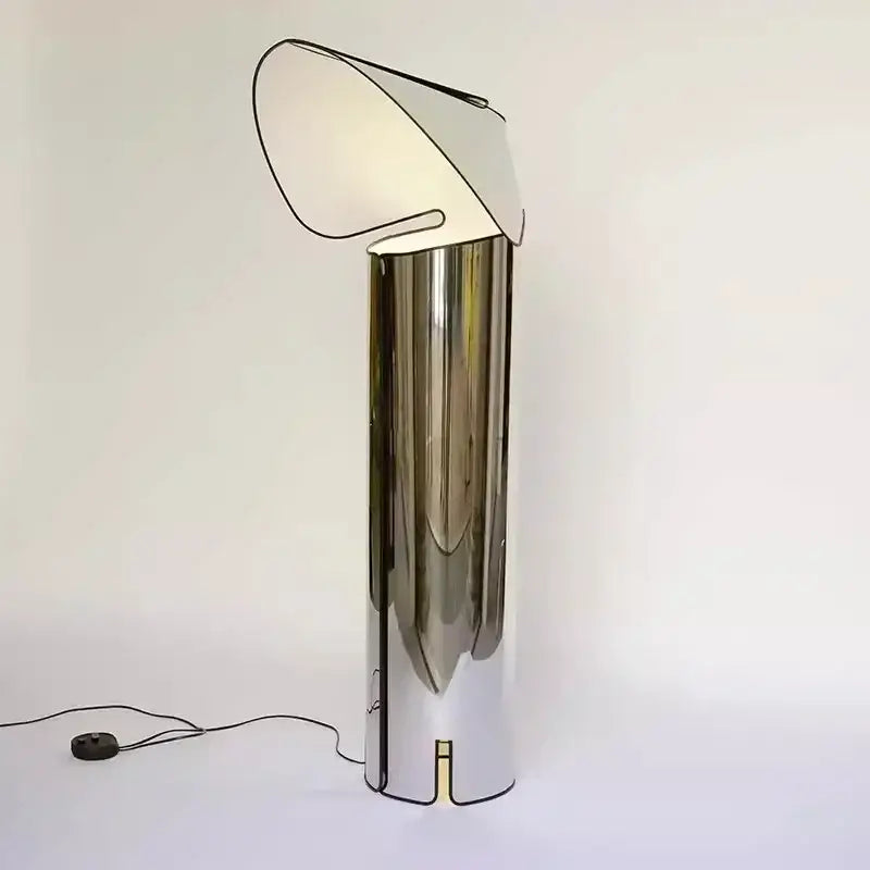 Modern rose gold & chrome led table lamp bedroom lighting
