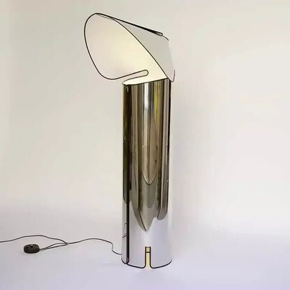 Modern rose gold & chrome led table lamp bedroom lighting