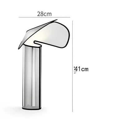 Modern rose gold & chrome led table lamp bedroom lighting