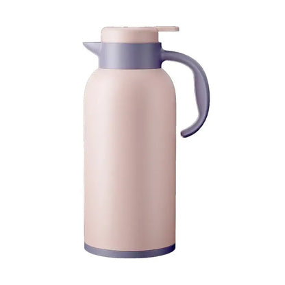 Modern gray & pink led temperature display thermo bottle kitchen jug
