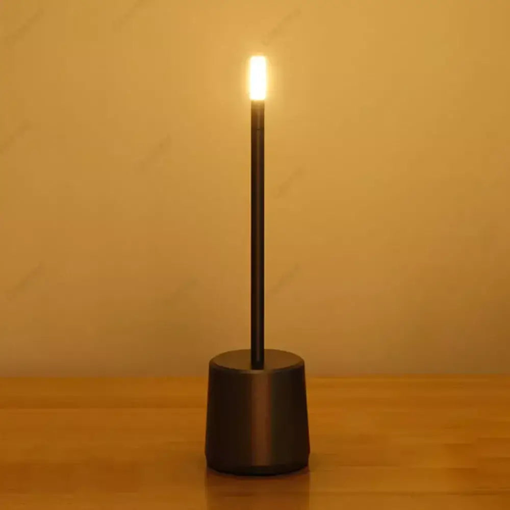 Minimalist matte led touch table lamp bedroom portable light