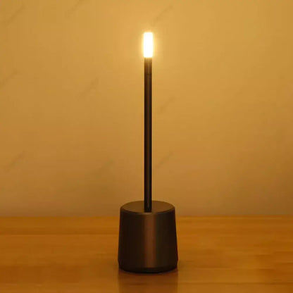 Minimalist matte led touch table lamp bedroom portable light