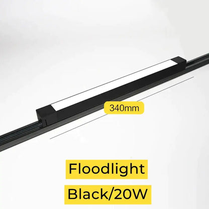 Modern black led track lamps living room spotlight system