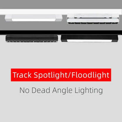 Modern black led track lamps living room spotlight system