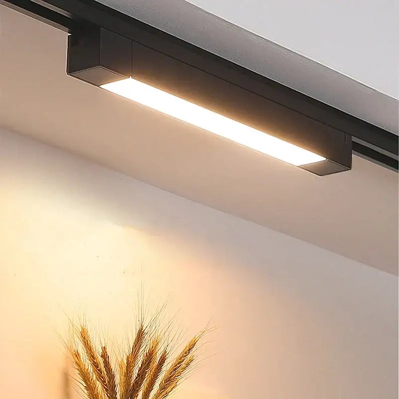 Modern black led track lamps living room spotlight system