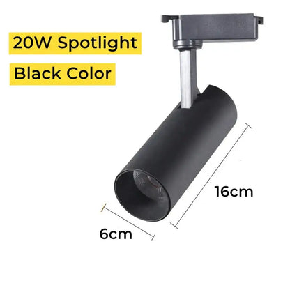 Modern black led track lamps living room spotlight system