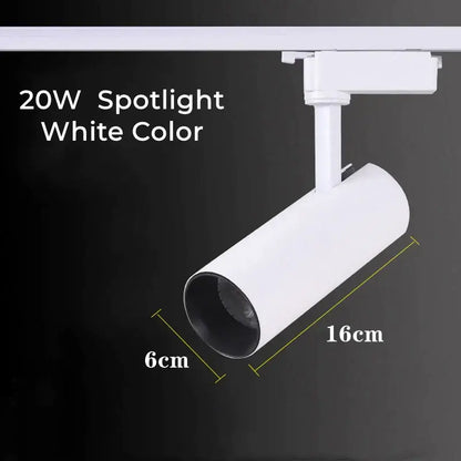 Modern black led track lamps living room spotlight system
