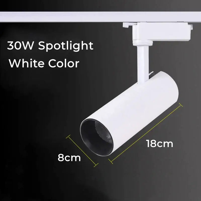 Modern black led track lamps living room spotlight system
