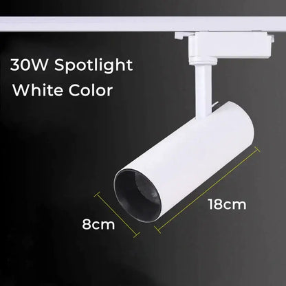 Modern black led track lamps living room spotlight system