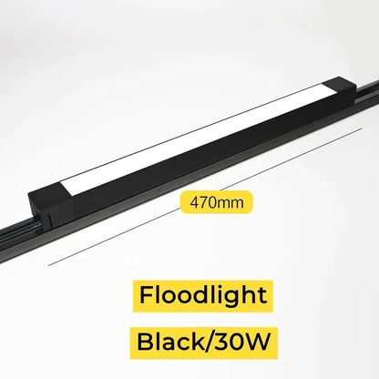 Modern black led track lamps living room spotlight system