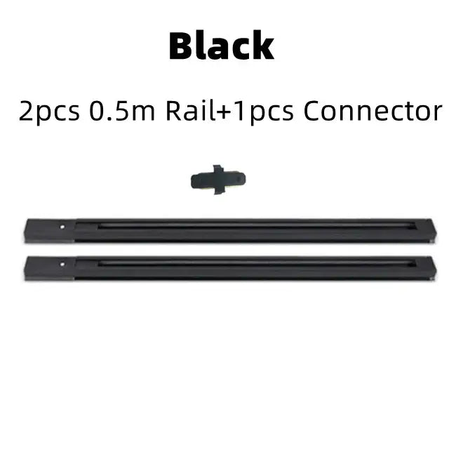 Modern black led track lamps living room spotlight system