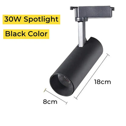 Modern black led track lamps living room spotlight system