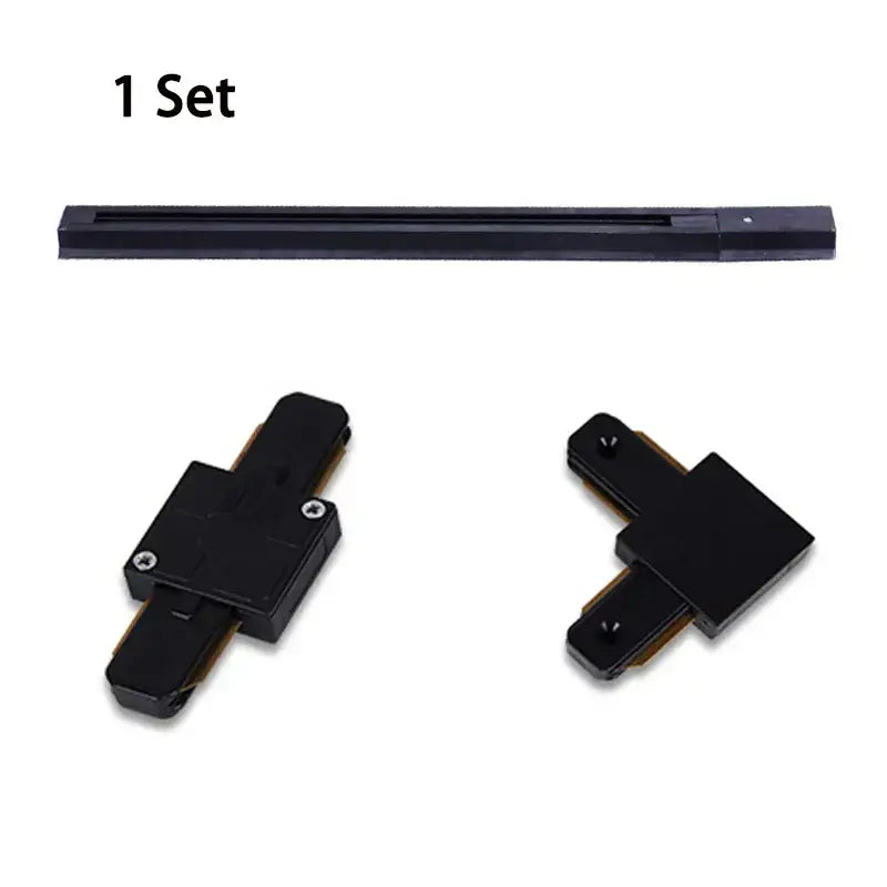 Modern black & white led track light set living room spotlight