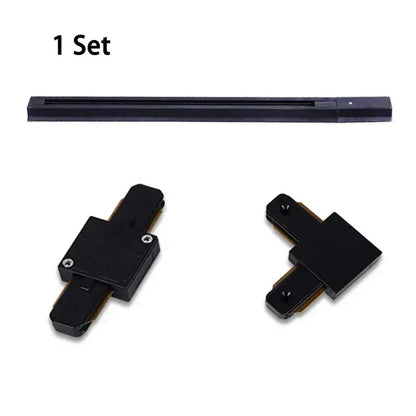 Modern black & white led track light set living room spotlight