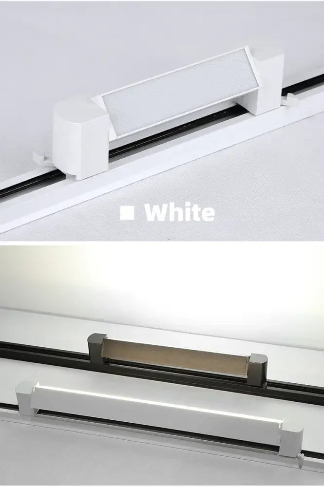 Modern black & white led track light set living room spotlight