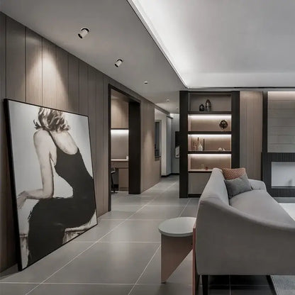 Modern black & white led transformer downlight living room spotlight