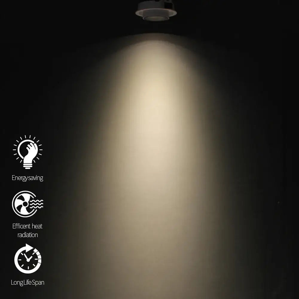 Modern black & white led transformer downlight living room spotlight