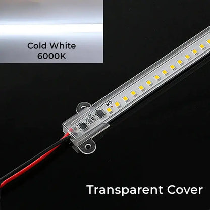 Modern white & transparent led tube lamp kitchen cabinet light