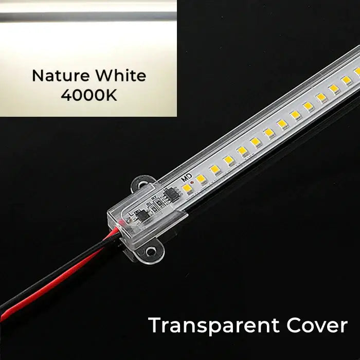 Modern white & transparent led tube lamp kitchen cabinet light