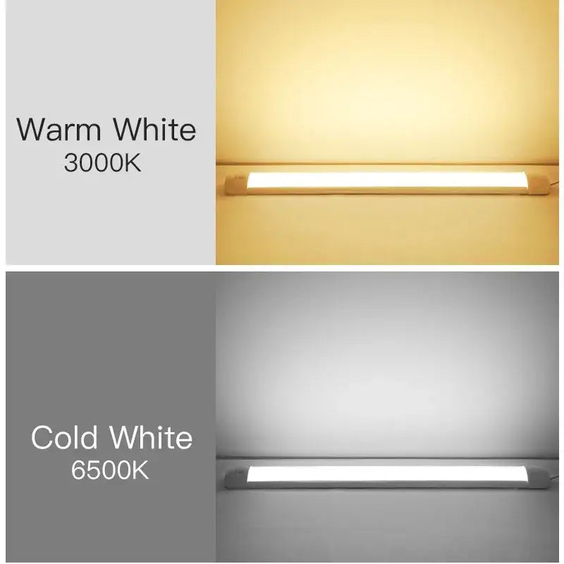 Modern white led tube light fixture kitchen cabinet lighting