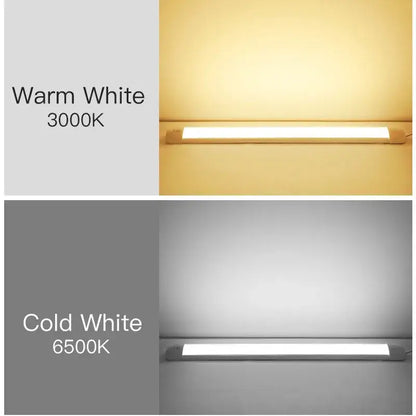 Modern white led tube light fixture kitchen cabinet lighting