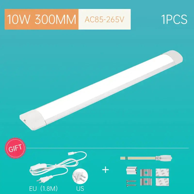 Modern white led tube light fixture kitchen cabinet lighting