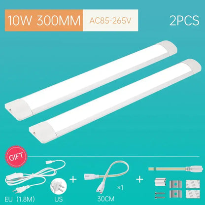 Modern white led tube light fixture kitchen cabinet lighting