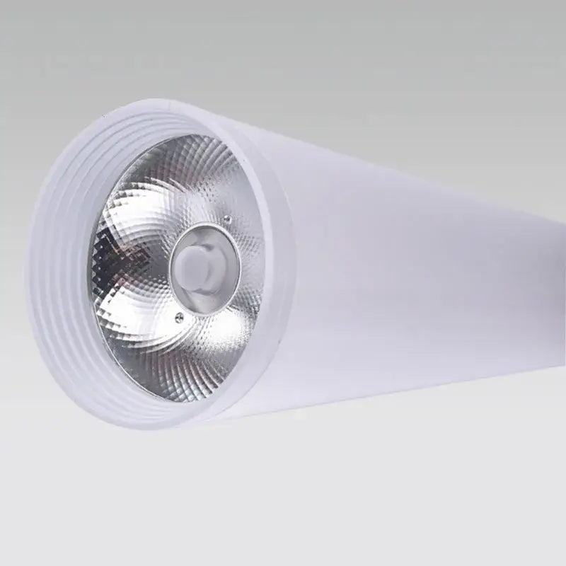 Modern black & white led tube pendant lights for dining room