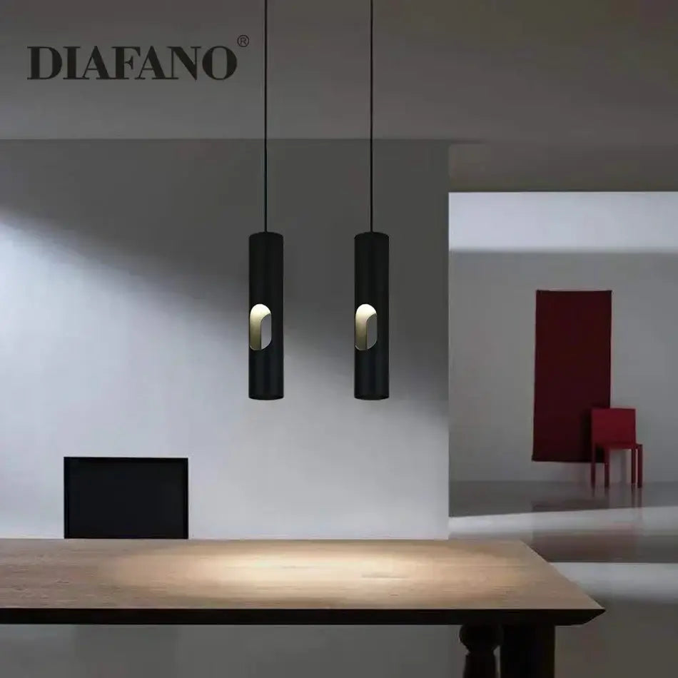 Modern cylindrical surface mount downlight for living room