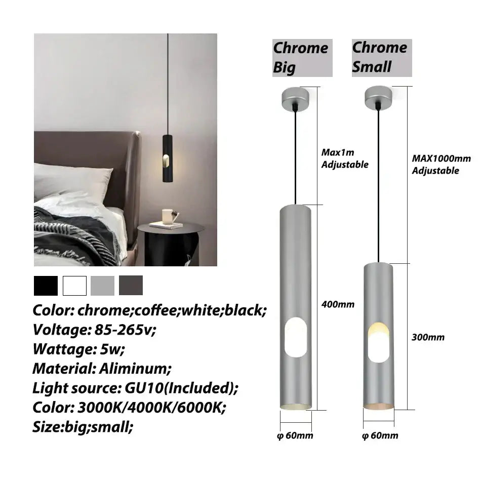 Modern cylindrical surface mount downlight for living room