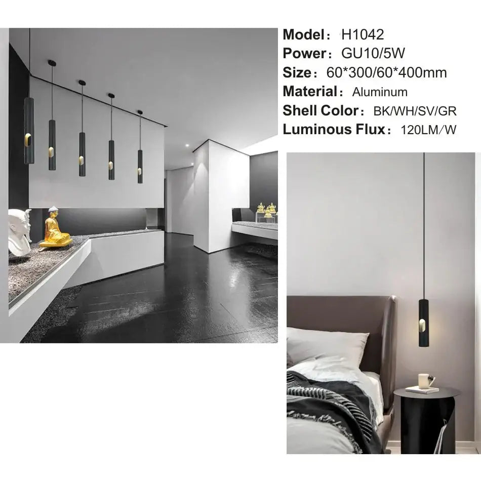 Modern cylindrical surface mount downlight for living room