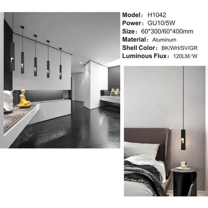 Modern cylindrical surface mount downlight for living room